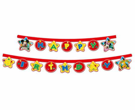 Banner Happy Birthday, Mickey Mouse [0]
