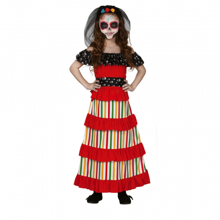 Rochie Schelet Dia de Los Muertos 10 - 12 ani [0]