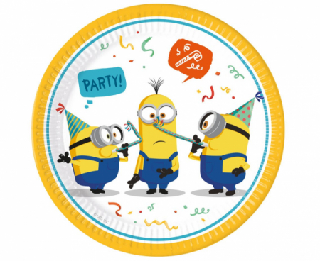 Set 8 Farfurii Minions, 23 cm [0]