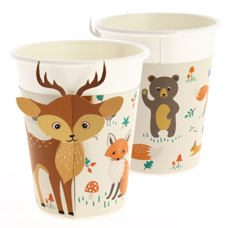 Set 6 Pahare Animale de Padure, 200 ml [3]