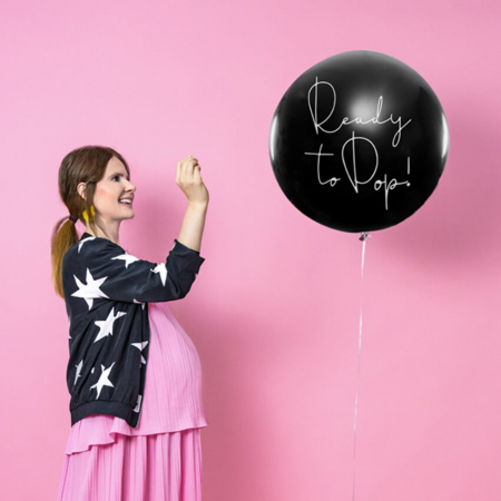 Balon cu Confetti Gender Reveal, Fetita - 100 cm [1]