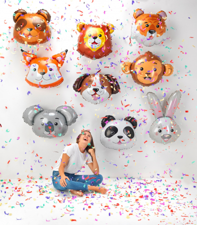 Balon Folie 3D Cap Leu - 76 cm [2]