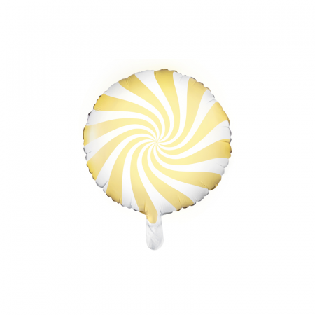 Summer Party - Balon Folie Acadea, Galben - 45 cm