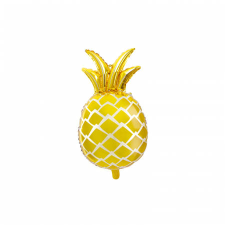 Petrecere Tropicala - Balon Folie Ananas Auriu - 48x67 cm