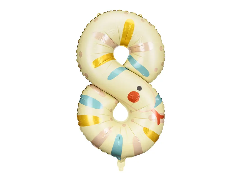 Baloane Cifra - Balon Folie Cifra 8 Sarpe - 88 cm