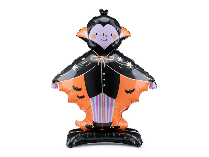 Halloween - Balon Folie cu suport Dracula, 81 cm