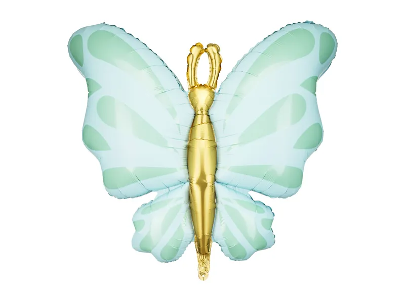 Balon Folie Fluture, Verde, 69x69 cm.
