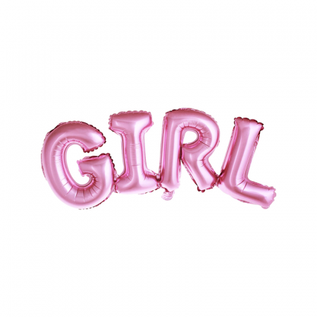 Botez - Balon Folie Girl, Roz - 74 cm