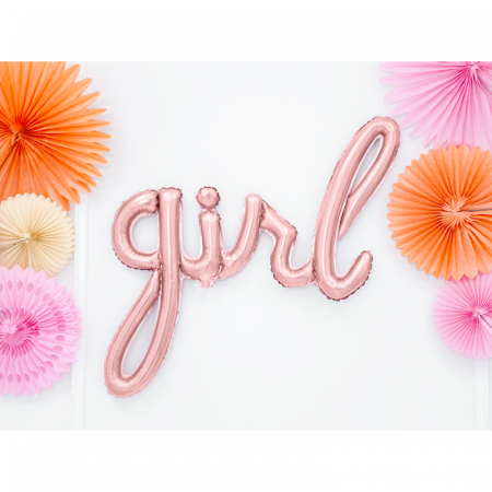 Balon Folie Girl, Roz - 77 cm [1]