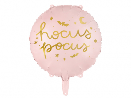 Halloween - Balon Folie Hocus Pocus, roz- 45 cm