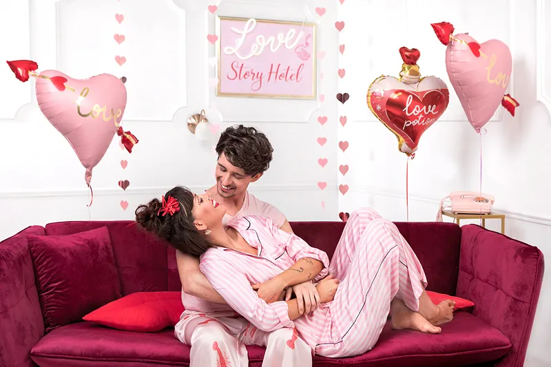 Balon Folie Inima cu Sageata - 66 cm [2]