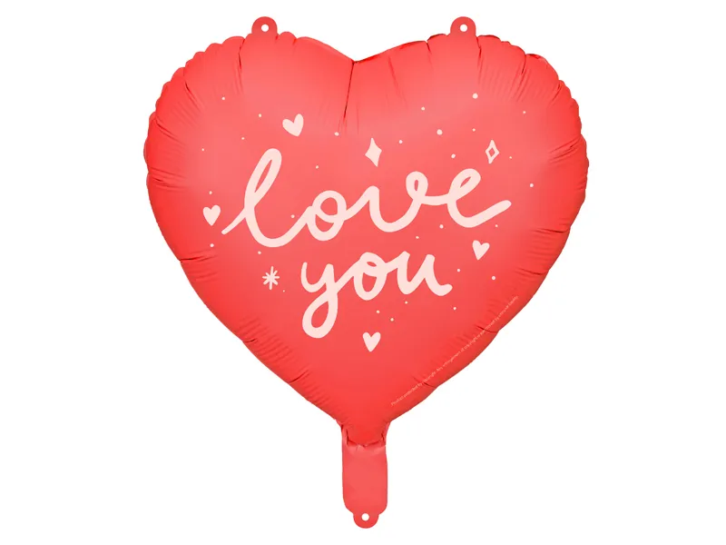 Balon Folie Inima Love you - 45 cm [0]