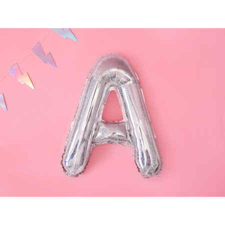 Balon Folie Litera A Holografic, 35 cm [1]
