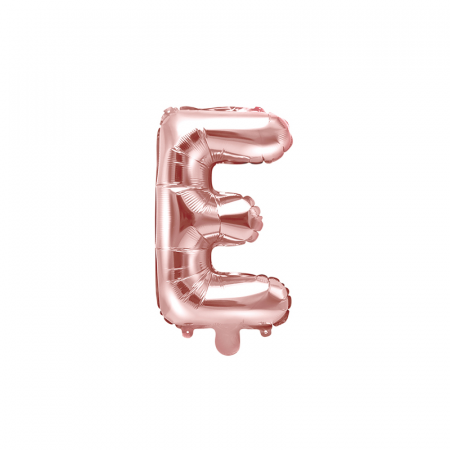 Balon Folie Litera E Roz, 35 cm [0]