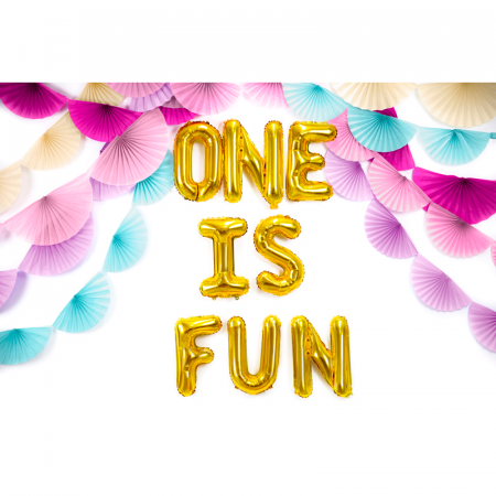 Balon Folie Litera F Auriu, 35 cm [2]