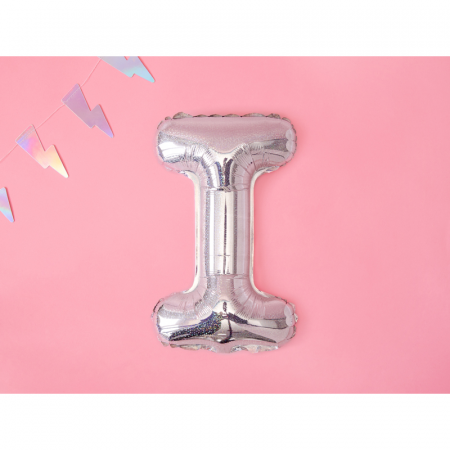 Balon Folie Litera I Holografic, 35 cm [1]