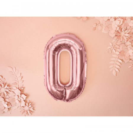 Balon Folie Litera O Roz 35 cm [1]