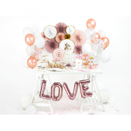 Balon Folie Litera O Roz 35 cm [3]