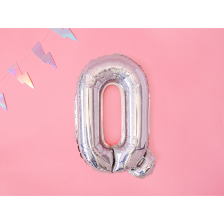 Balon Folie Litera Q Holografic, 35 cm [1]