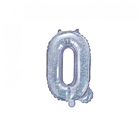 Baloane Litera - Balon Folie Litera Q Holografic, 35 cm
