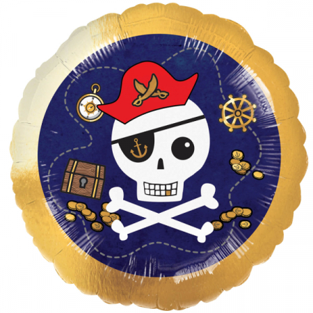 Petrecere Pirati - Balon Folie Pirati, 43 cm