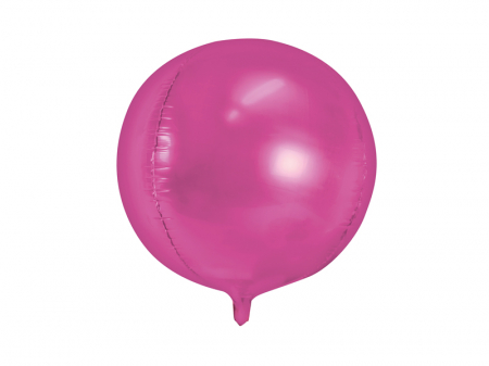 Balon Folie Sfera Roz Aprins - 40 cm [0]