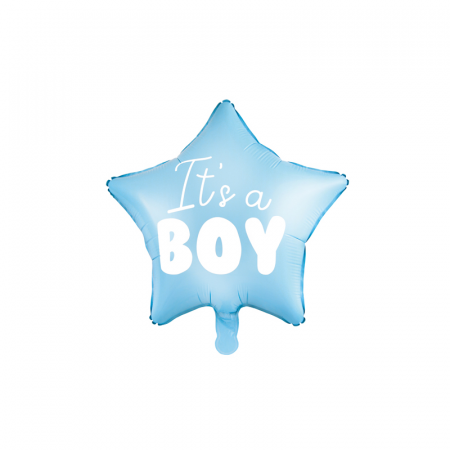 Baloane - Balon Folie Stea, It's a Boy - 48 cm