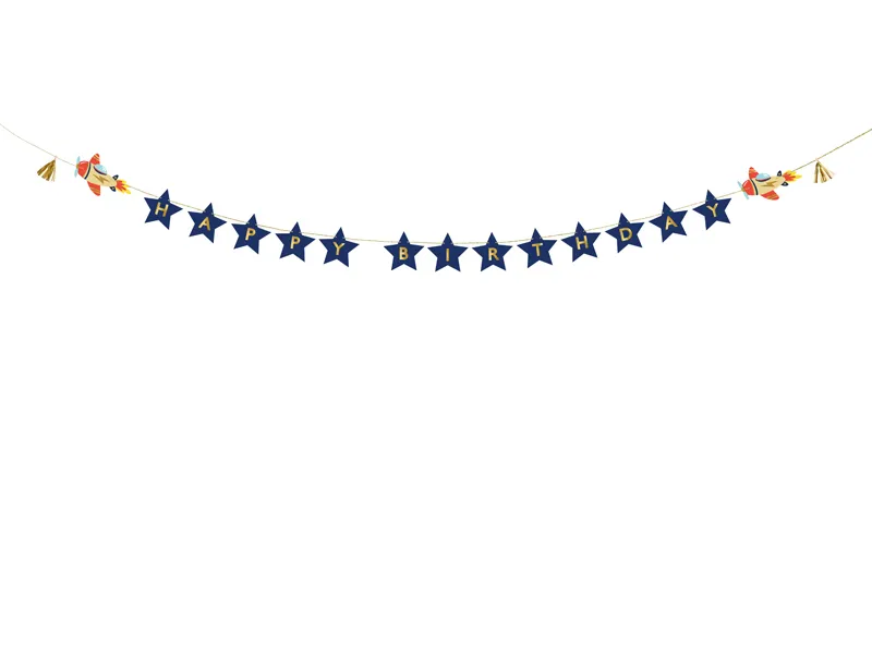 Banner Happy Birthday Avioane