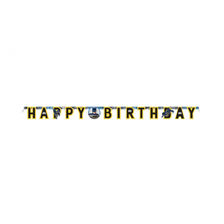 Petrecere Supereroi - Banner Happy Birthday Batman