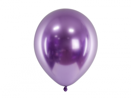 Set 10 Baloane Latex Mov Glossy, 30 cm [0]