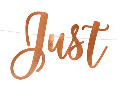 Banner Just Married, Rose Gold [1]
