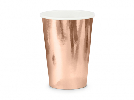 Botez - Set 6 Pahare Rose Gold, 220 ml