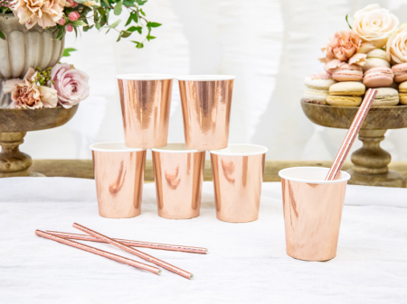 Set 6 Pahare Rose Gold, 220 ml [2]