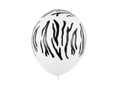 Summer Party - Set 50 Baloane Zebra - 30 cm