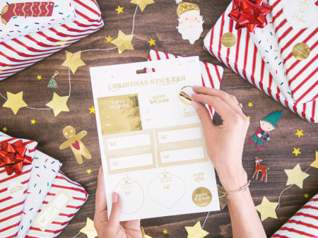 Set 12 Decoratiuni Cadouri Craciun - Santa [3]