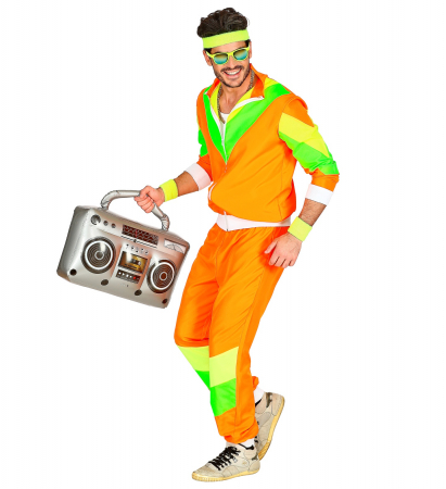 Costume Carnaval Copii - Costum Anii 80 Portocaliu