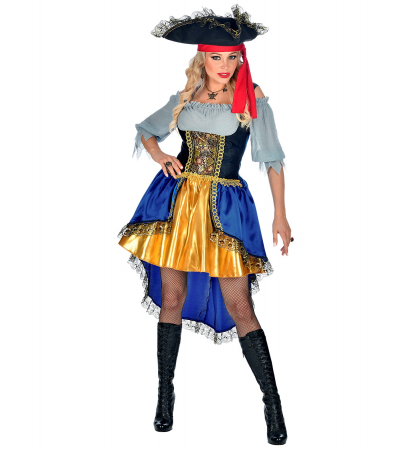 Costume Carnaval Adulti - Costum Capitan Pirat Femei