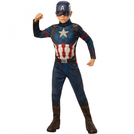 Costume Carnaval baieti - Costum Captain America, 8-10 ani