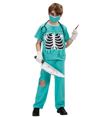 Costume Carnaval baieti - Costum Chirurg Zombie Baiat