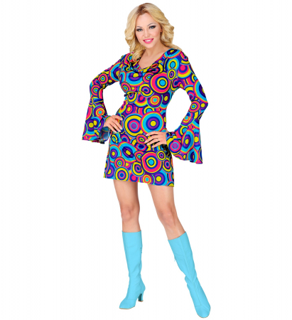 Costume Carnaval femei - Costum Disco Albastru