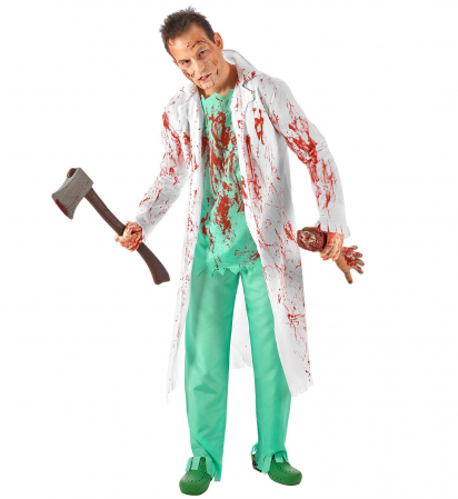 Costume Carnaval barbati - Costum Doctor Chirurg Zombie Adult