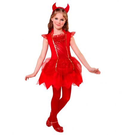 Costume Carnaval fete - Costum Dracusor Rosu Fetita