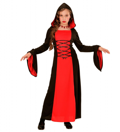 Halloween - Costum Fetita Vampirita Gluga
