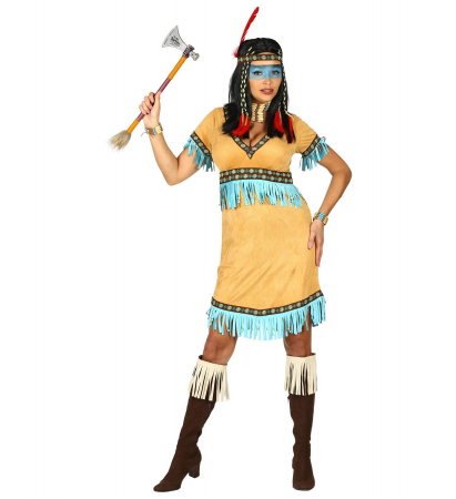 Costume Carnaval femei - Costum Indian Nativ Dama