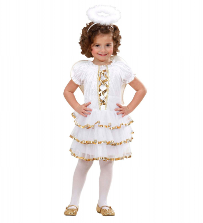 Costume Carnaval fete - Costum Ingeras Alb
