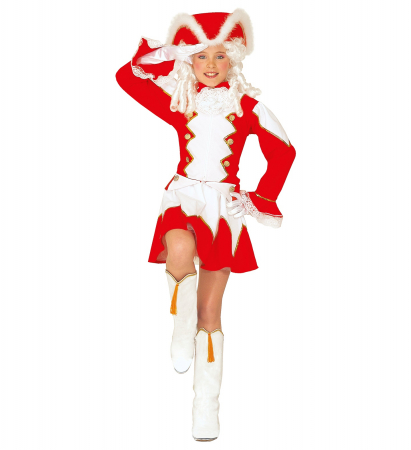 Costume Carnaval fete - Costum Majoreta Rosu Fete
