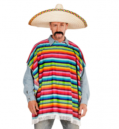 Costume Carnaval barbati - Costum Mexican Poncho
