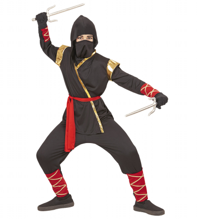 Costume Carnaval Copii - Costum Ninja Luptator Copil