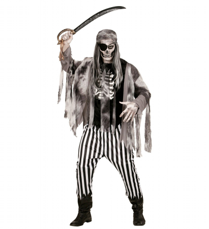 Costume Carnaval barbati - Costum Pirat Fantoma Halloween