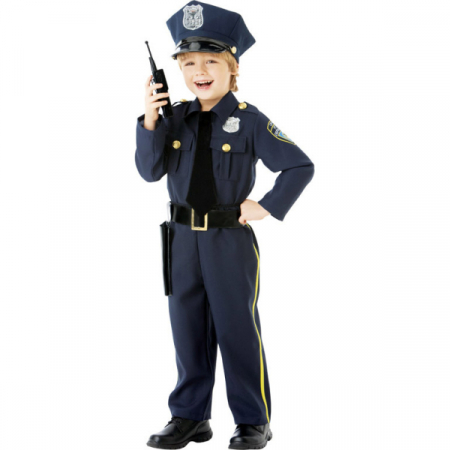 Costume Carnaval baieti - Costum politist, 8-10 ani